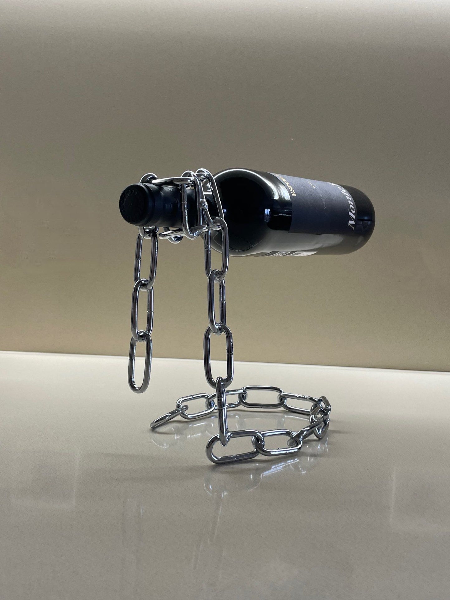 Floating Iron Chain Bottle Holder